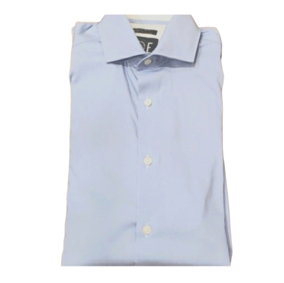 JOSEPH ABBOUD EUC dress shirt 14.5"neck 32/33 sleeves light blue thin pi… - Picture 1 of 5